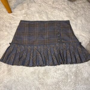 Vintage y2k Plaid Mini Skirt | XOXO